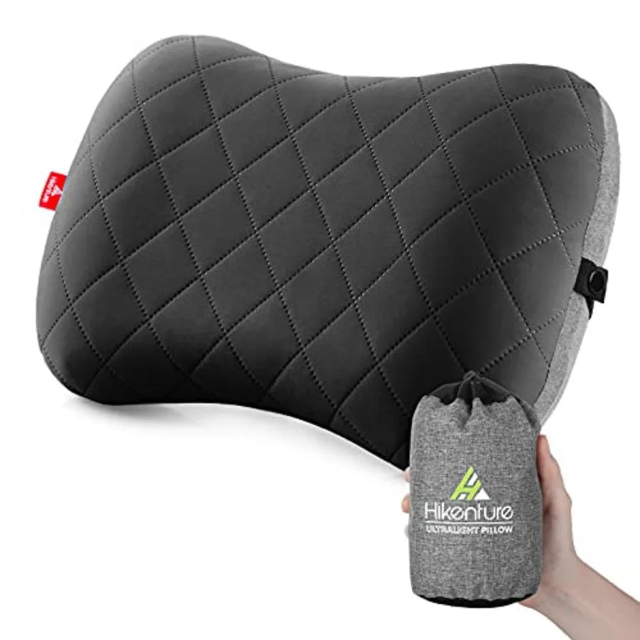 Camping Pillow With Removable Cover Ultralight Inflatable Neck Support