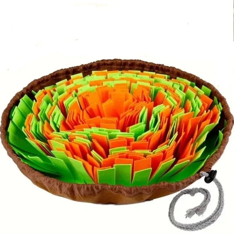 Washable Felt Pet Sniffing Pad Foldable For Dog Slow Feeding