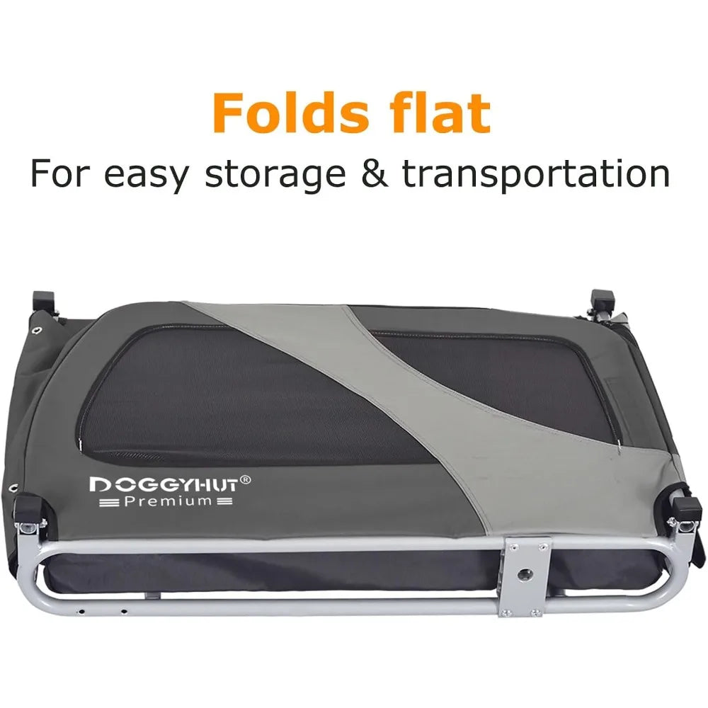 Pet Bike Trailer For Large Dogs And Multiple Small Dogs