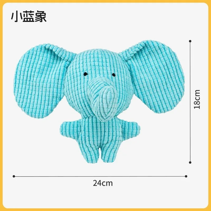 Dog Plush Calming Duck Toy Squeaky Chew for Puppies