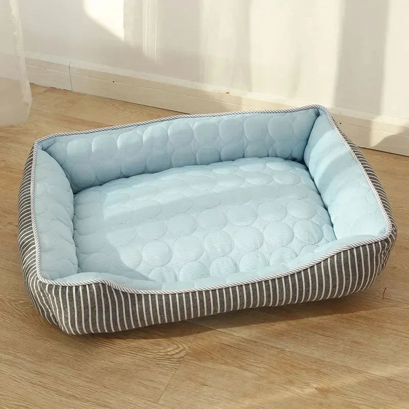 Cooling Ice Silk Pet Nest Bed Dogs And Cats Ultraluxe
