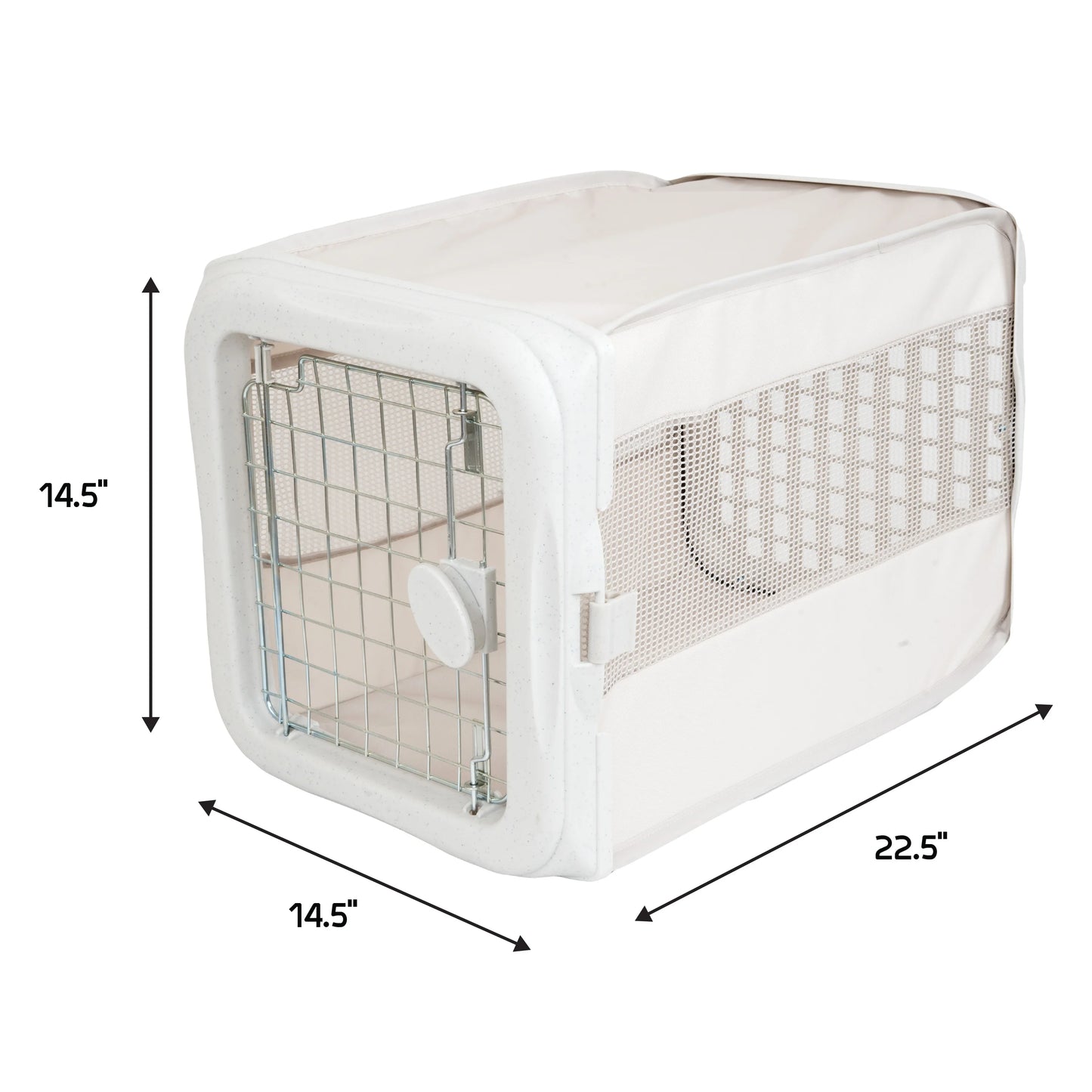 Small Soft Sided Collapsible Pop Up Pet Crate for Travel