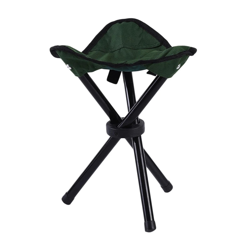 Outdoor Folding Triangular Stool For Camping Fishing And Beach