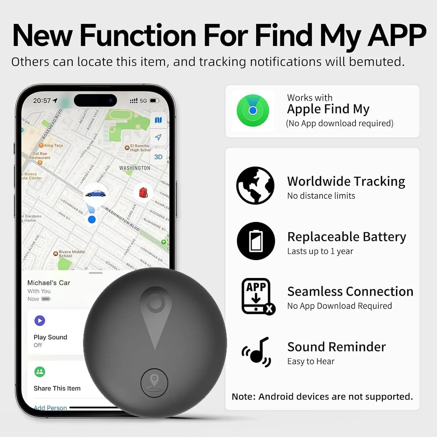 GPS Dog Tracker With Real Time Location No Monthly Fee