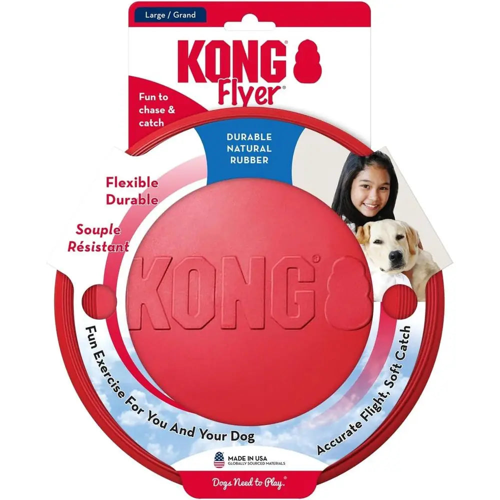 Durable Natural Rubber Disc Dog Toy For Medium And Large Dogs