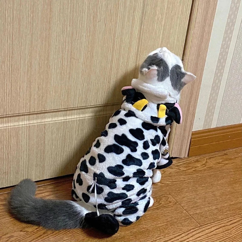Pet Dog Clothes Fleece Jumpsuit For Small Dogs And Puppies