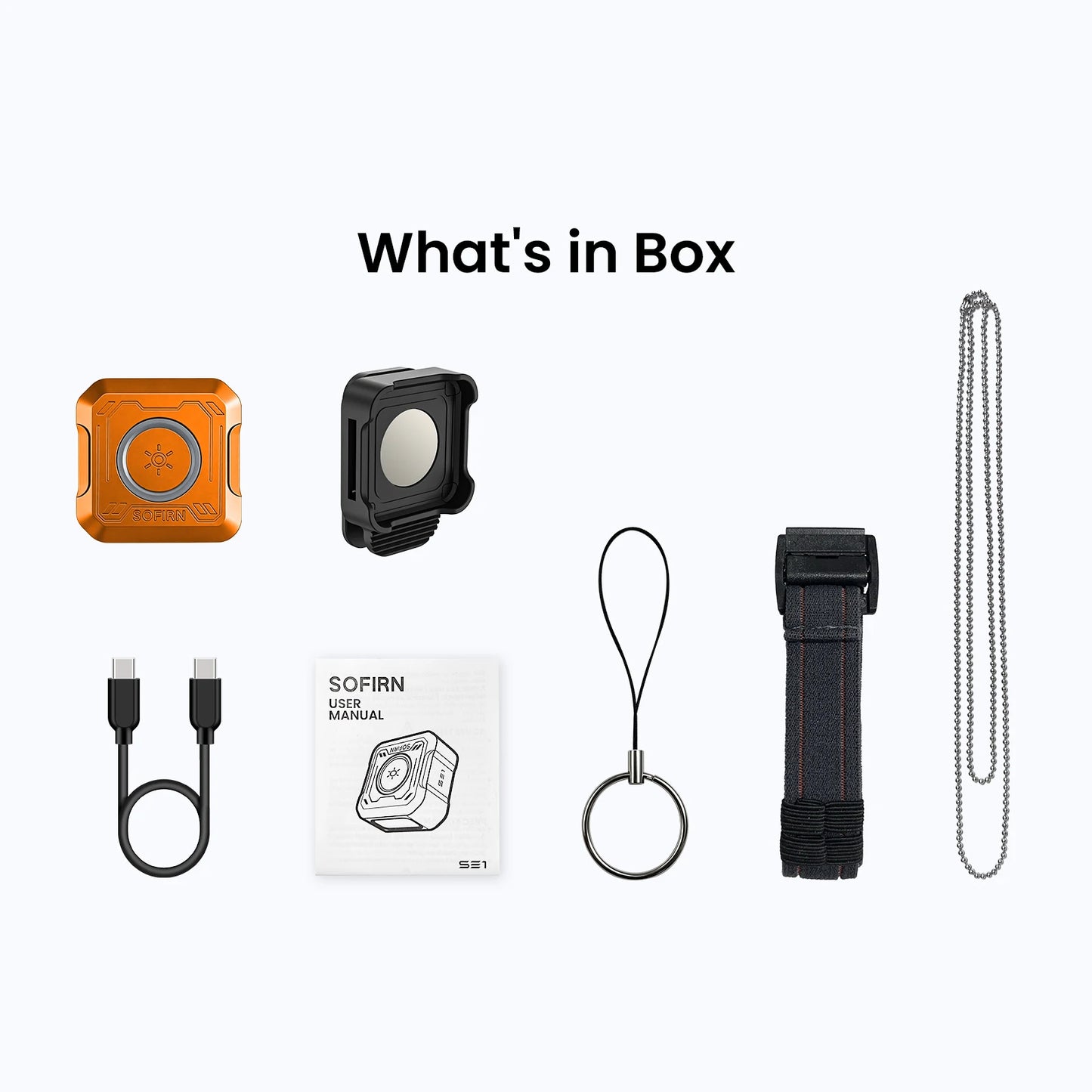 Sofirn SE1 300 Lm Pocket Flashlight With RGB Signal Ring