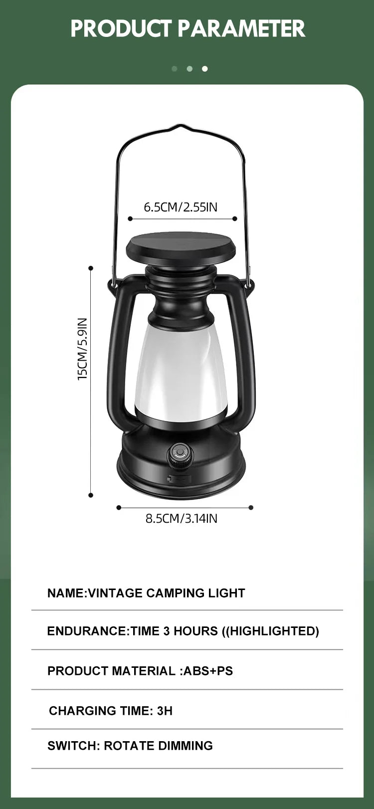 Charging Decoration Atmosphere Light Retro Horse LED Lantern