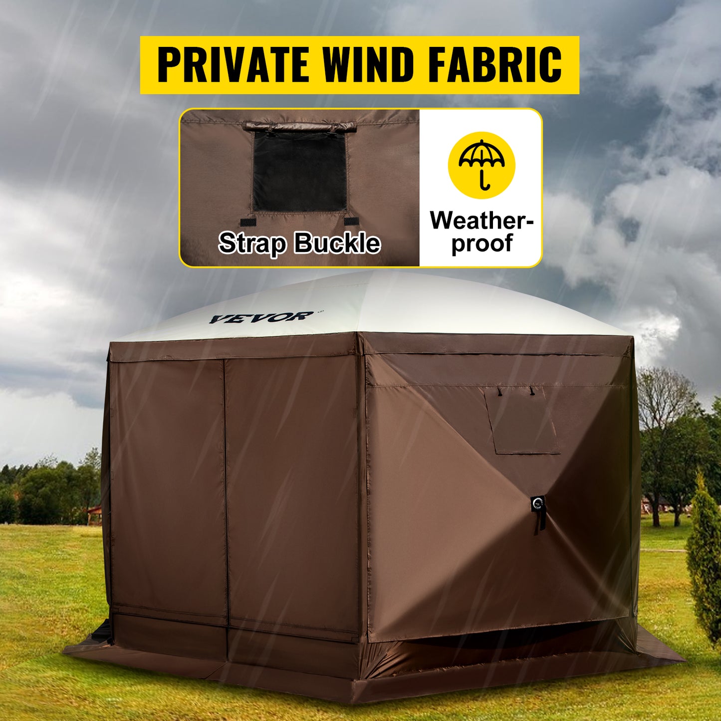 SucceBuy Pop Up Camping Gazebo Canopy Shelter