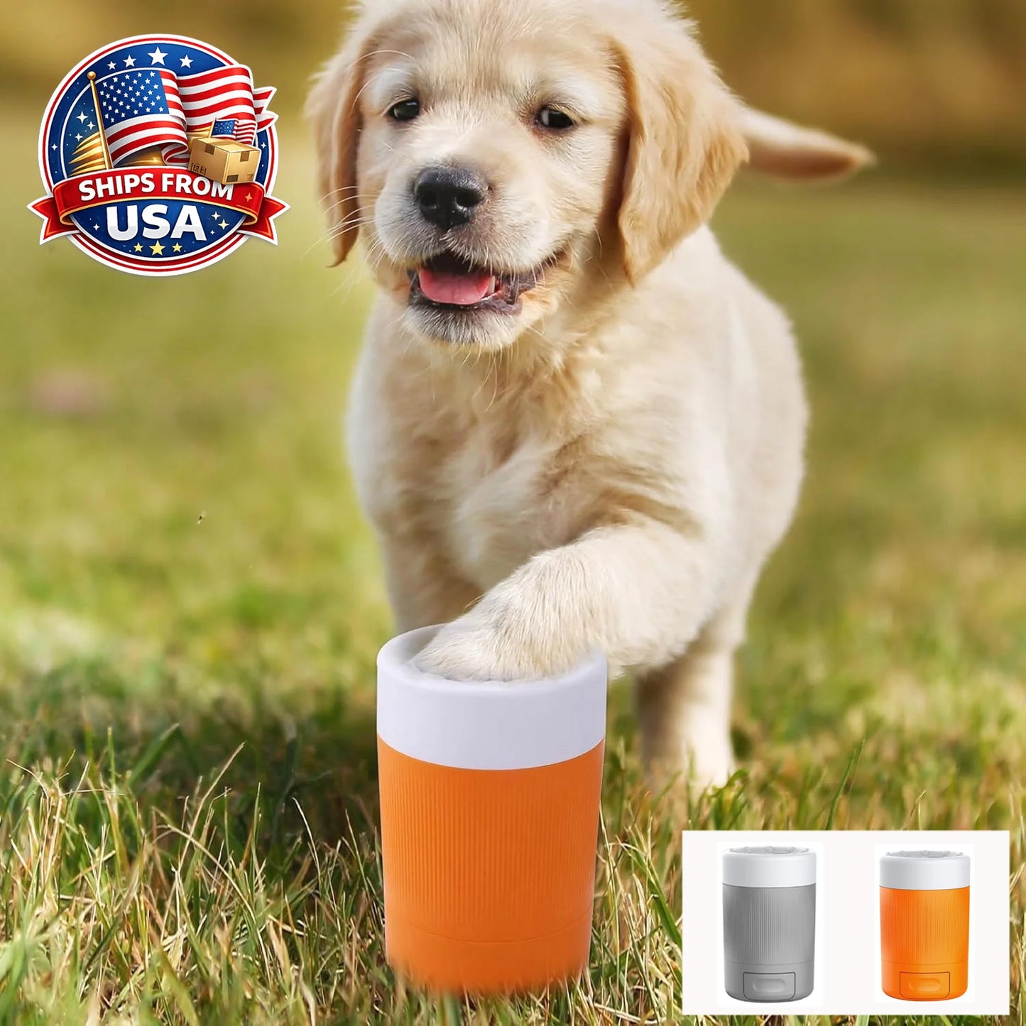 Portable Silicone Brush Dog Paw Washing Cup