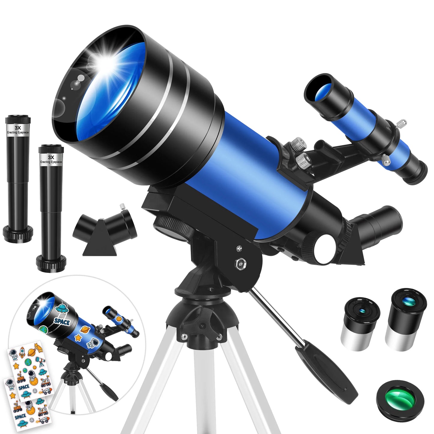 Portable Astronomical Telescope For Beginners Camping Outdoor Observation Gift
