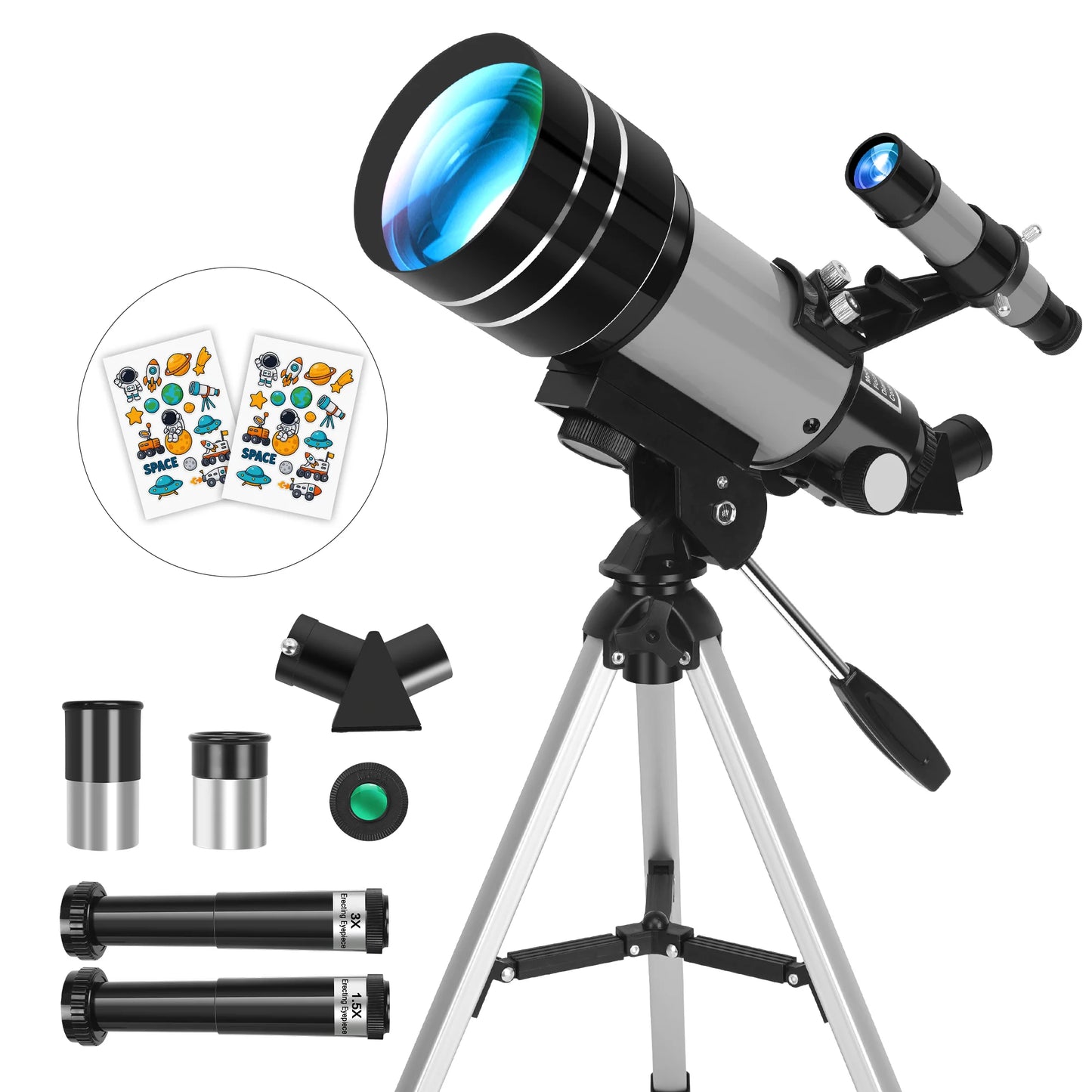 Portable Astronomical Telescope For Beginners Camping Outdoor Observation Gift