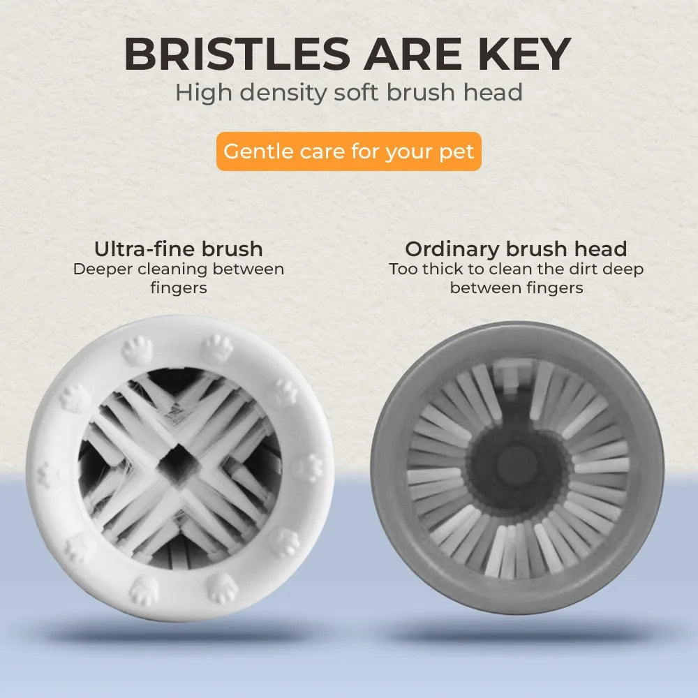 Portable Silicone Brush Dog Paw Washing Cup