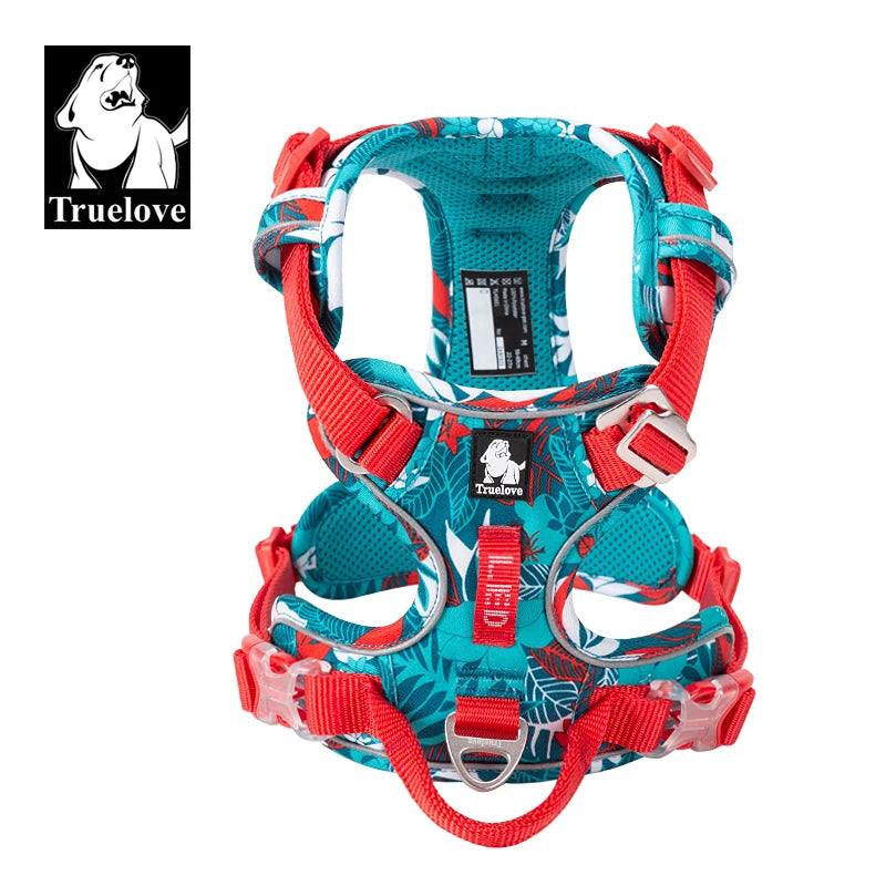 TRUELOVE Explosion Proof Dog Harness Camouflage Reflective Nylon