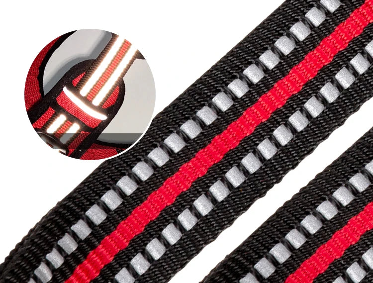TRUELOVE Reflective Nylon Dog Harness No Pull Adjustable