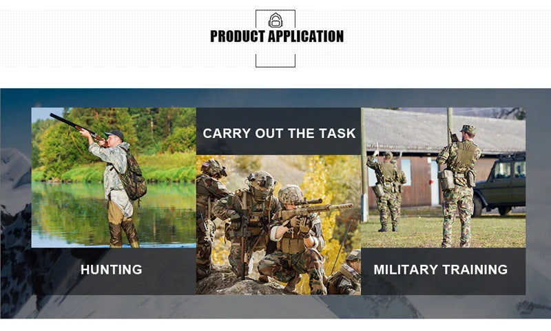 LQARMY Outdoor Tactical Backpack Molle Hiking Camping Bag