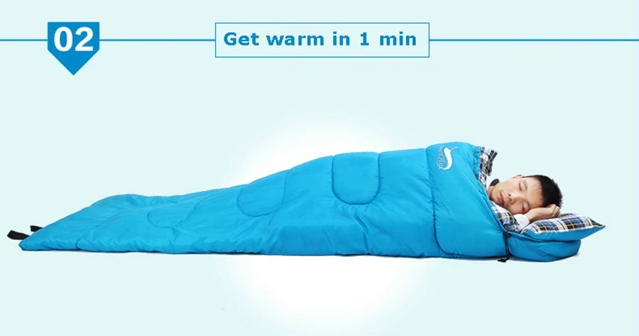 Desert Fox Soft Flannel Sleeping Bag Pillow Warm Winter Camping