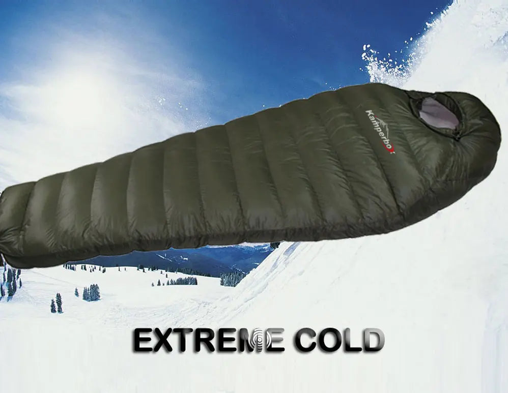 Kamperbox Down Sleeping Bag For Cold Winter Outdoor Camping Gear