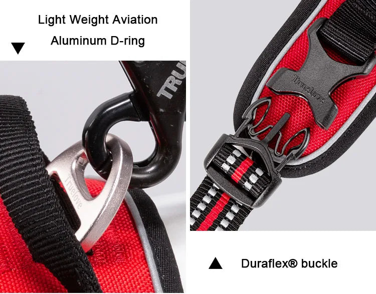 TRUELOVE Reflective Nylon Dog Harness No Pull Adjustable