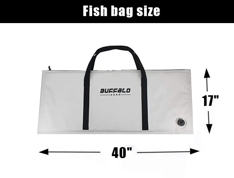 Insulated Fish Cooler Bag Portable Waterproof Tackle Storage