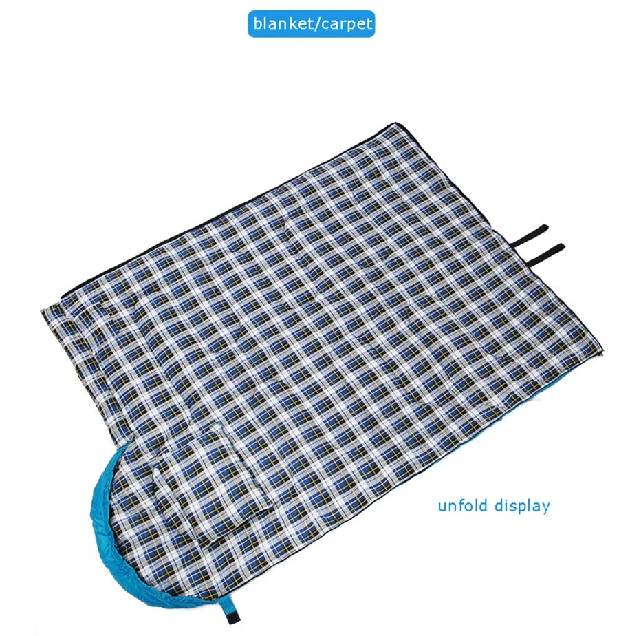 Desert Fox Soft Flannel Sleeping Bag Pillow Warm Winter Camping