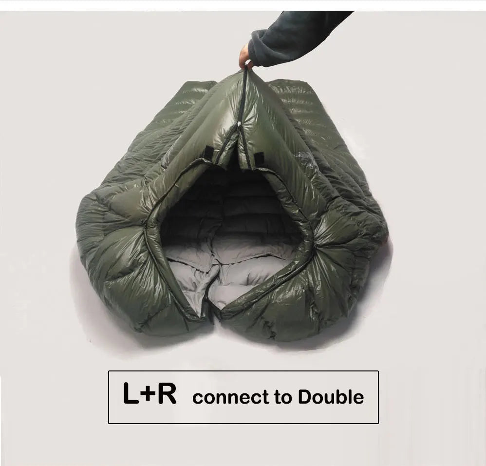 Kamperbox Down Sleeping Bag For Cold Winter Outdoor Camping Gear