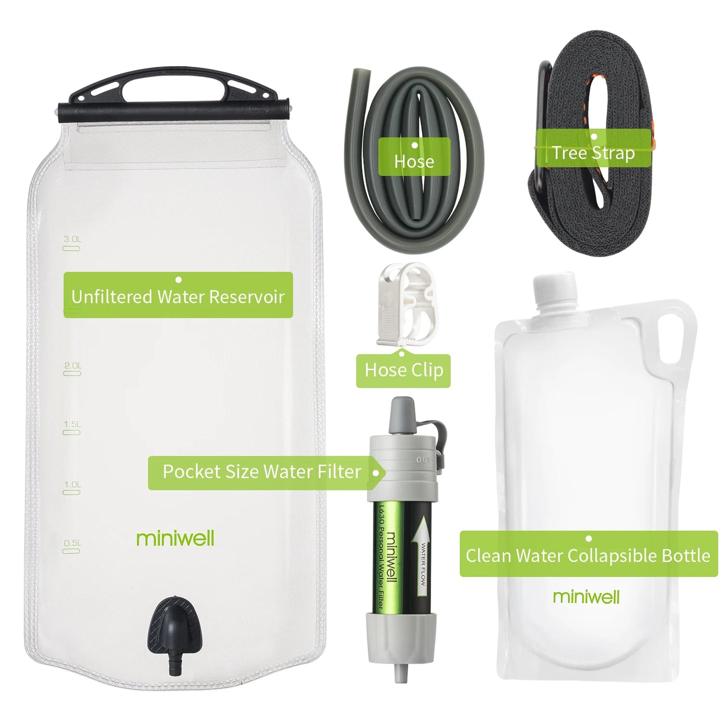 Miniwell L630A Outdoor Water Filter New Model for Portable Filtration