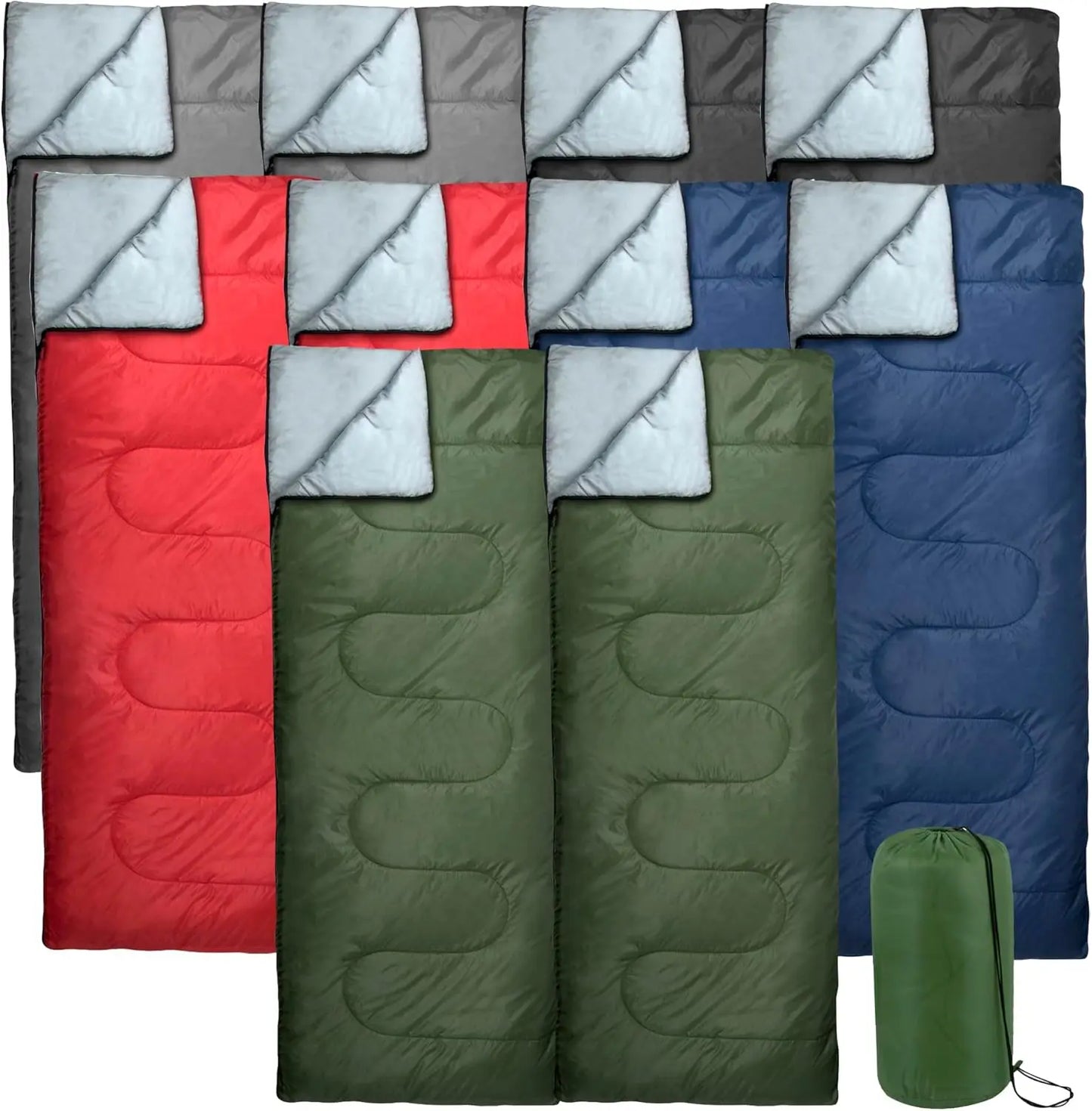 YTYIN Envelope Sleeping Bag 4 Season Down Cotton Indoor Outdoor