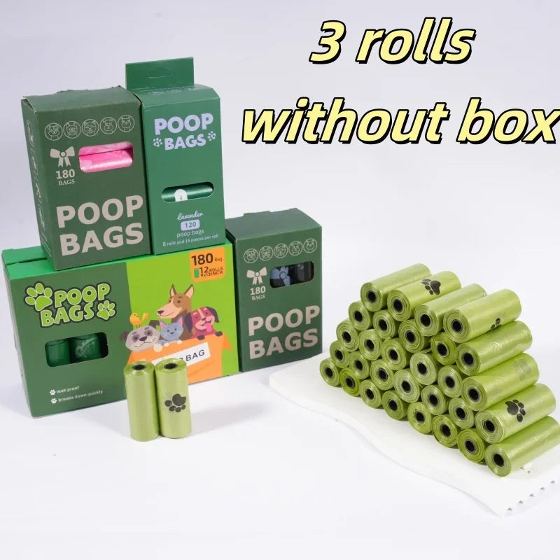 180 Count Super Thick Dog Poop Bags Leak-Proof For Pets