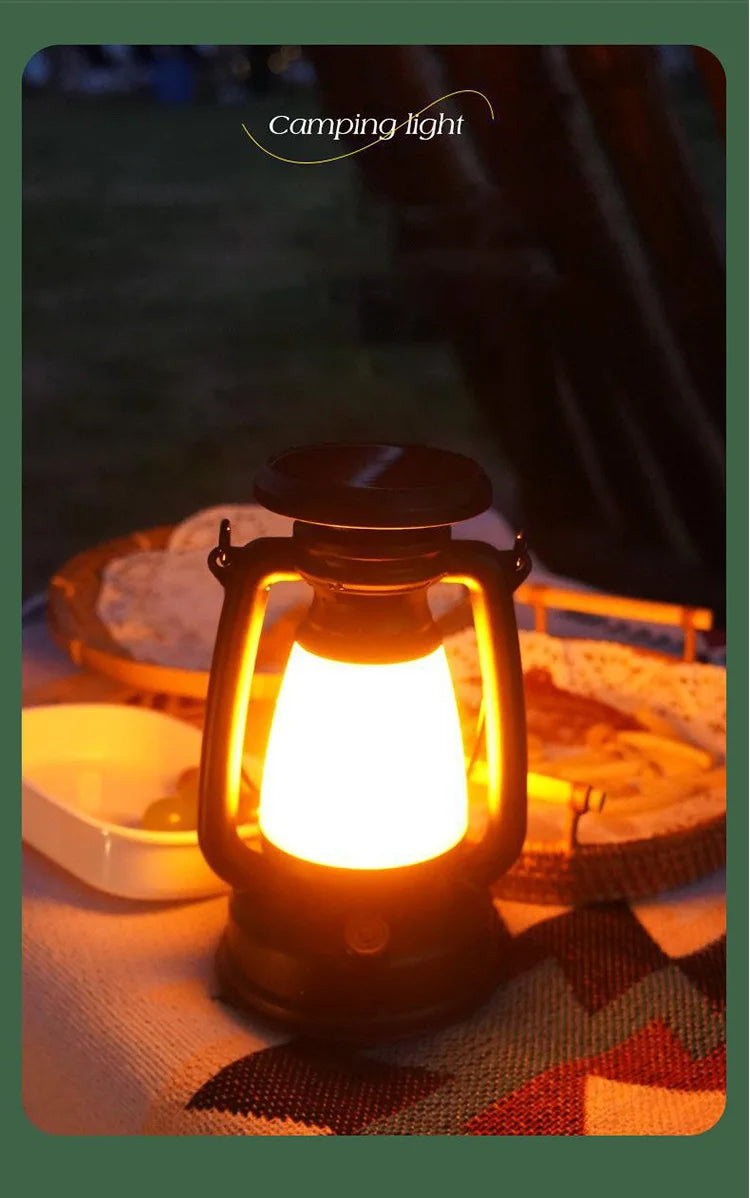 Charging Decoration Atmosphere Light Retro Horse LED Lantern