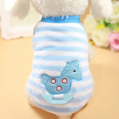 KaJiPet Soft Flannel Winter Vest For Small Dogs And Cats