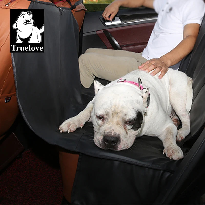TrueLove Pet Car Seat Cover Back Seat Waterproof Durable Zippered