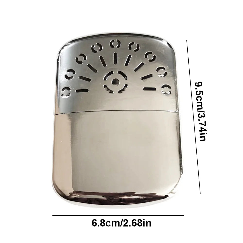 Apwikoger Refillable Catalytic Fuel Hand Warmer Portable Reusable Metal Alloy