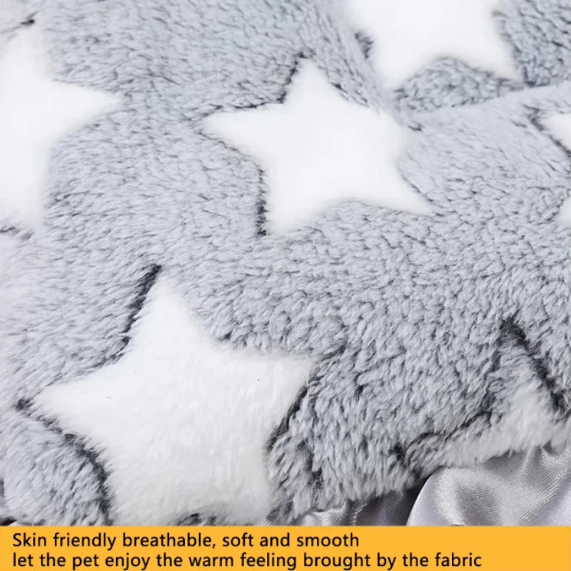 Thickened Flannel Cat And Dog Sleeping Mat