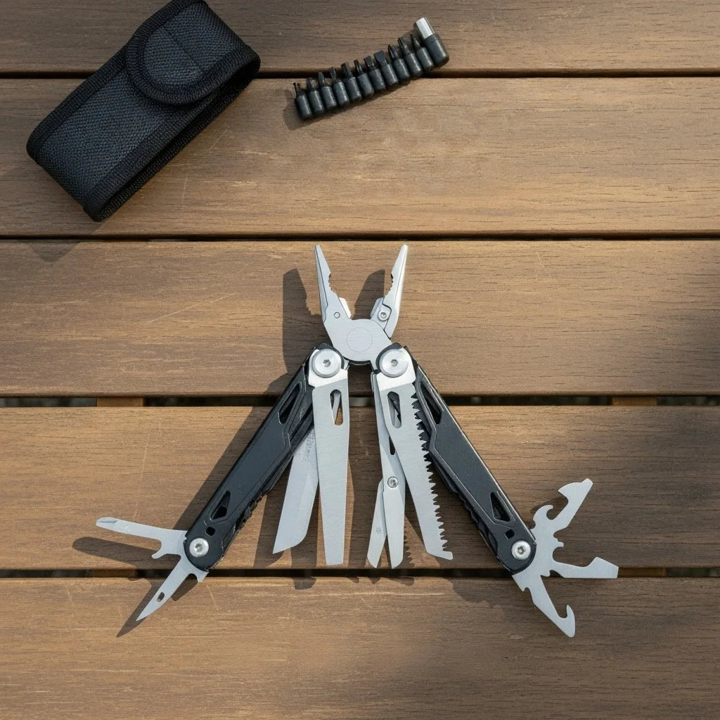 27 In 1 Multitool Pliers Stainless Steel Survival Tool