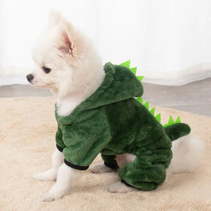 Pet Dog Clothes Fleece Jumpsuit For Small Dogs And Puppies