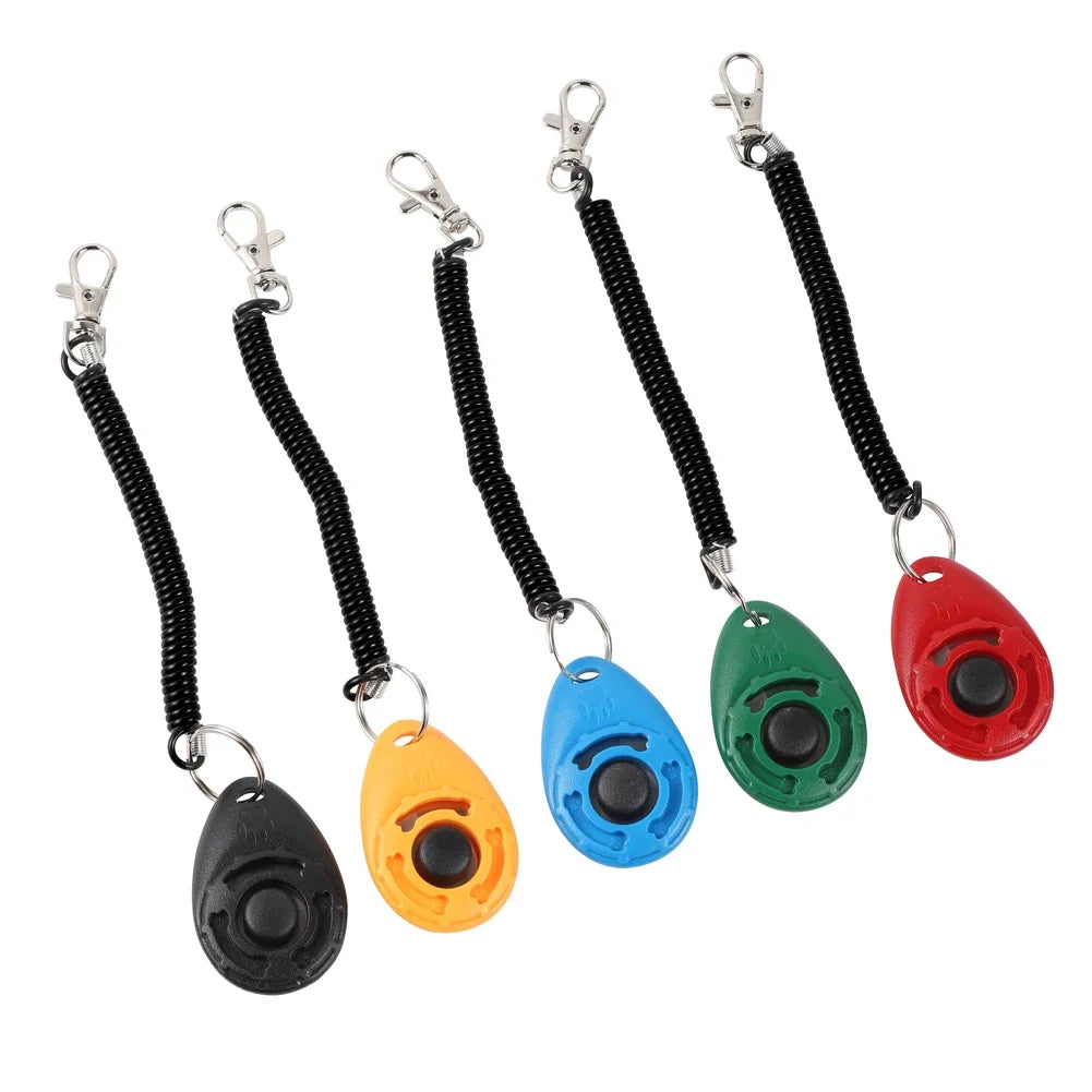 Dog And Cat Training Clicker With Adjustable Wrist Strap