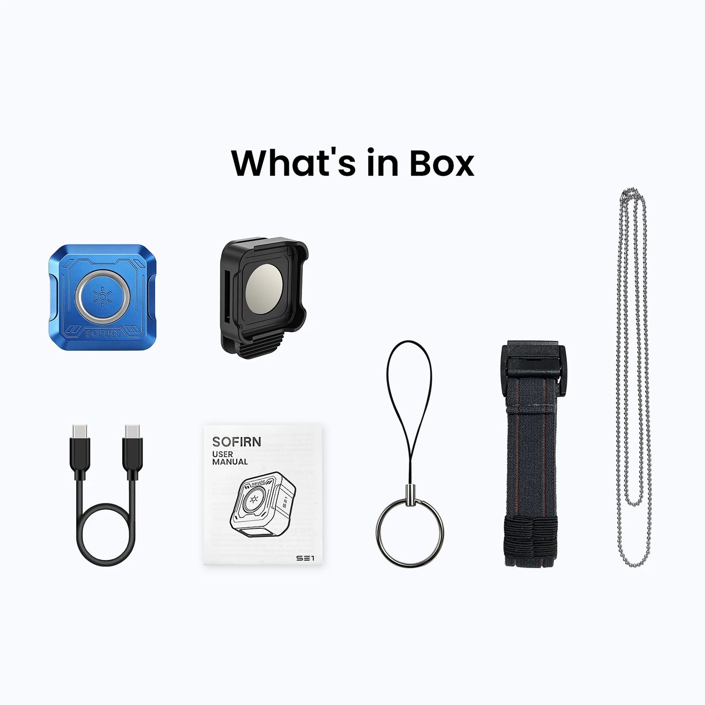 Sofirn SE1 300 Lm Pocket Flashlight With RGB Signal Ring