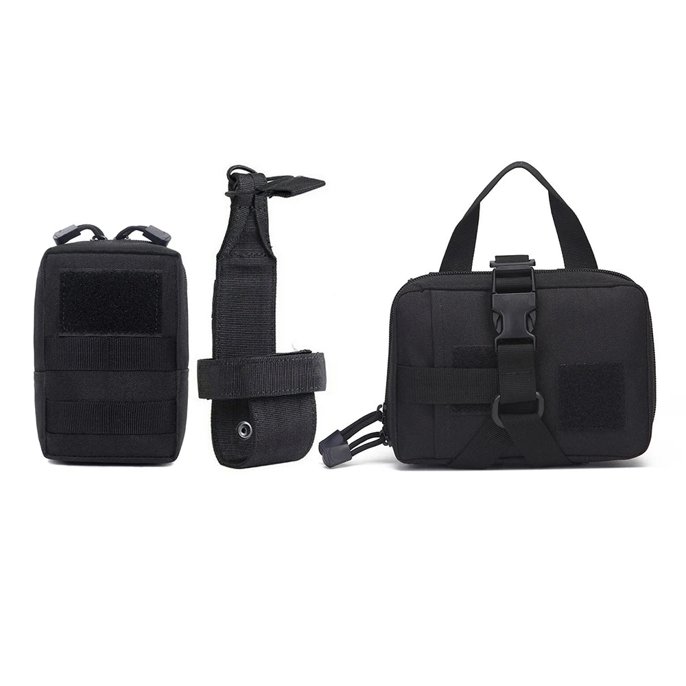 PETRAVEL CN Dog Tactical Bags Set Molle Pouches for Harness Training