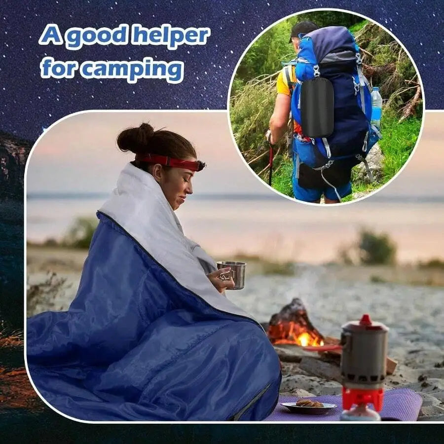 Adult Camping Sleeping Bags Lightweight Waterproof Cold Weather Outdoor Gear