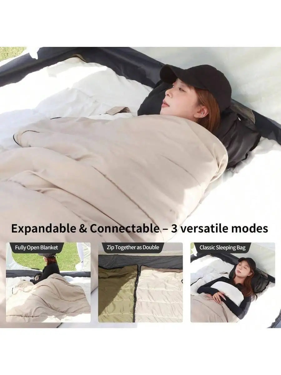 Four Season Adult Sleeping Bag Lightweight Waterproof For Camping And Hiking