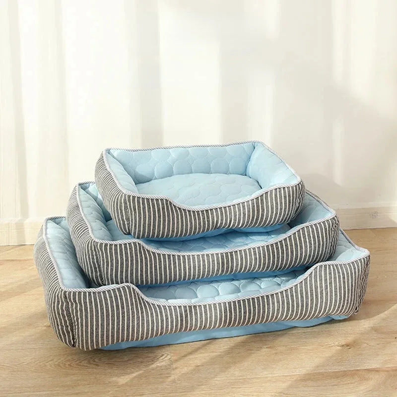 Cooling Ice Silk Pet Nest Bed Dogs And Cats Ultraluxe