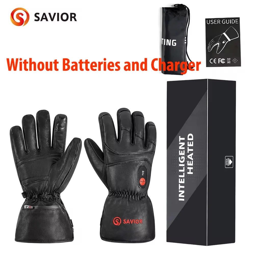 Savior Heat Electric Rechargeable Heated Gloves Outdoor Winter Sports
