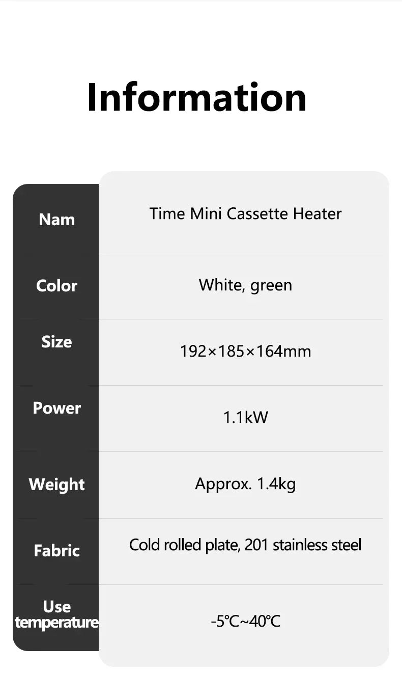 Naturehike Camp Heater Portable Space Heater For Indoor Outdoor Use