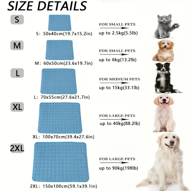 Dog Cooling Mat Self Cooling Pad For Pets Durable And Comfortable