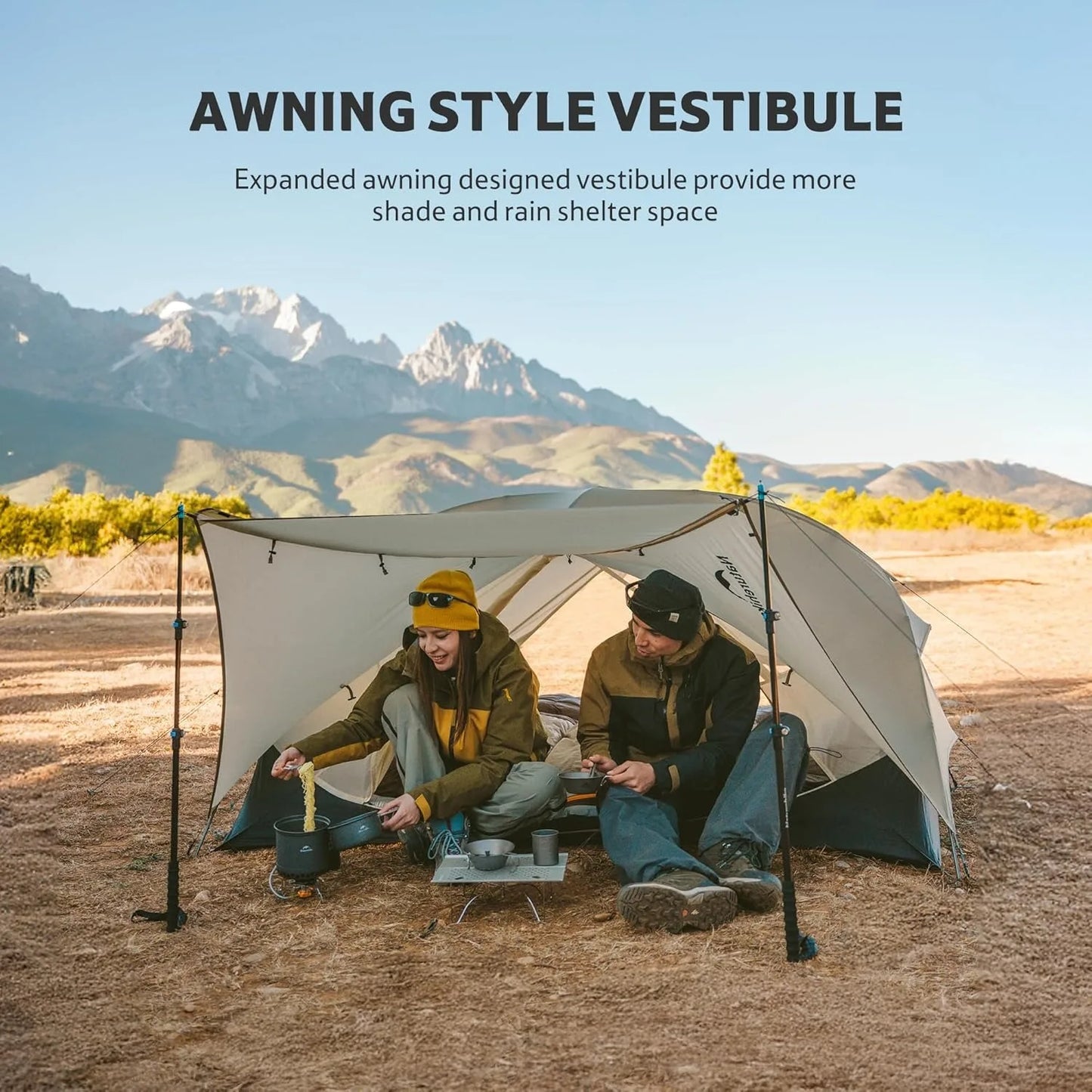 Naturehike Mongar Ultralight Backpacking Tent 15D Nylon Waterproof
