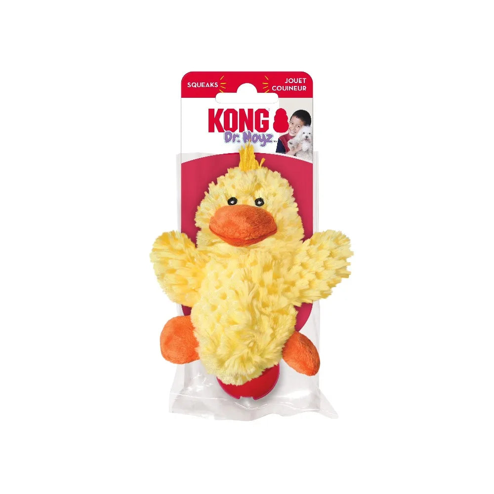Squeaky Duck Dog Toy With Plush Chew And Loud Squeaker