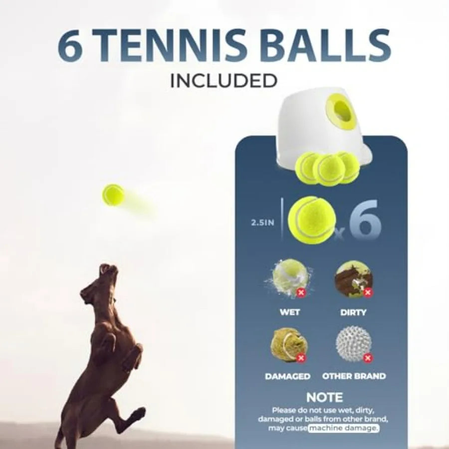 Automatic Dog Ball Launcher Rechargeable Interactive Fetch Toy For Outdoor