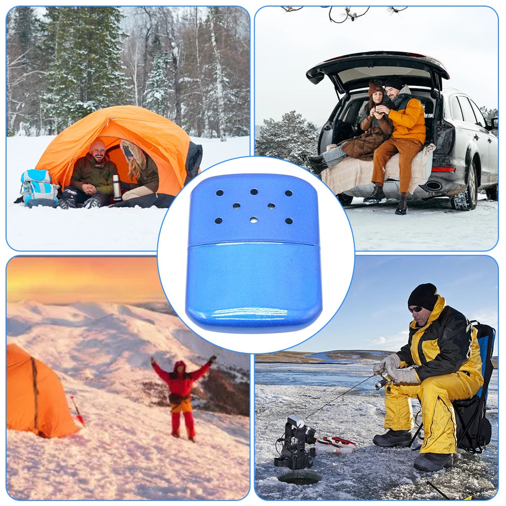 Apwikoger Refillable Catalytic Fuel Hand Warmer Portable Reusable Metal Alloy