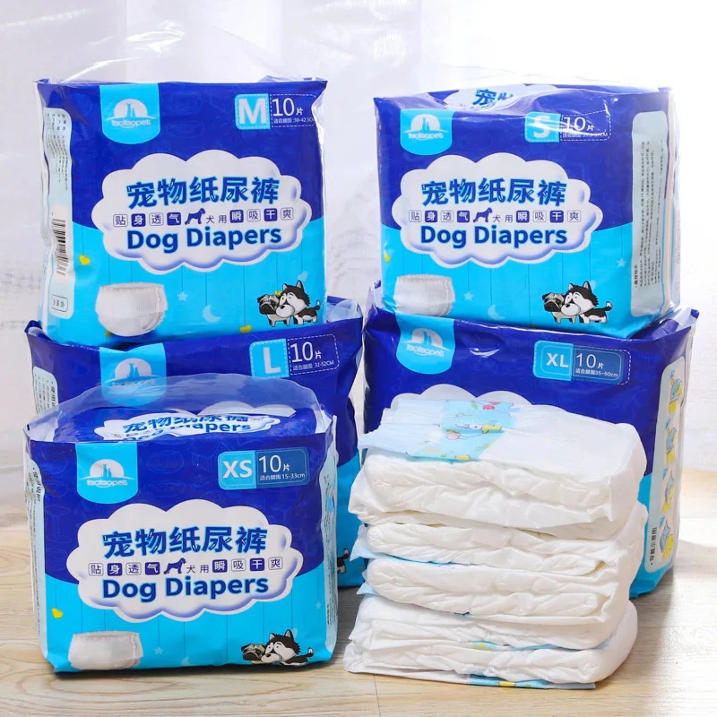 Super Absorbent Disposable Pet Diaper Nappies For Cat And Dog